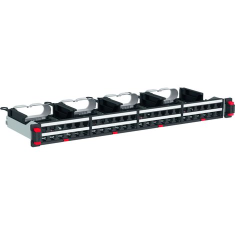 Legrand 033793 19-Inch 1U High-Density Straight Patch Panel LCS3