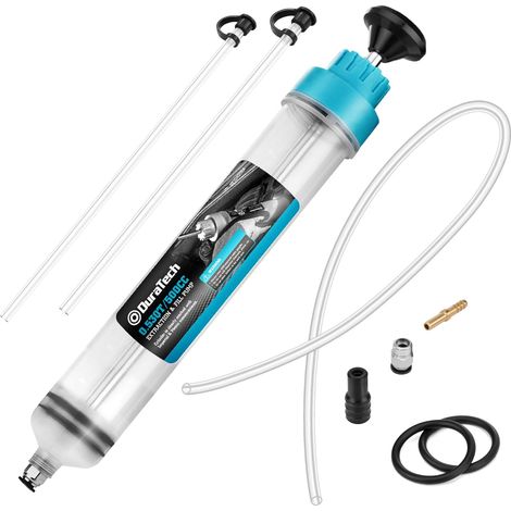 Oil Syringe 500 ml, Engine Oil Extraction  Oil Syringe Gearbox with Extension Tube, Manual Suction and Filling of Fuel and Liquid (1/5)