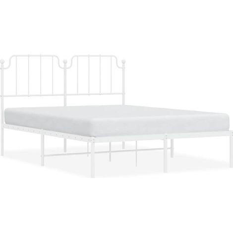 Maison Exclusive - Estructura cama sin colchón con cabecero metal (1/5)