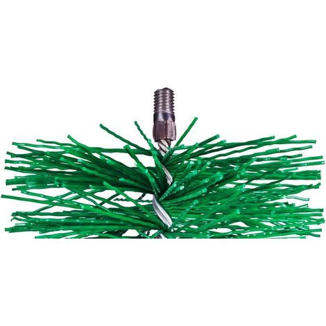 cepillo 250 mm deshollinador chimeneas pvc verde ebertools ,