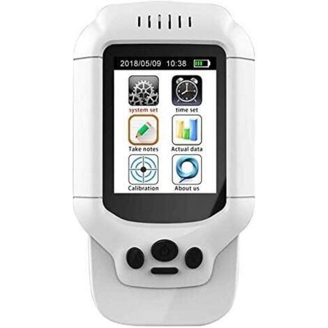 Moniteur de qualité de l'air, détecteur de formaldéhyde, thermohygromètre, détecteur de pollution, capteur Détection de poussières pm2,5 / ppm10 / pm1,0 microns, détection de gaz de covv à l'intérieur (1/5)