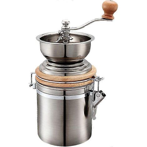Manuelle Kaffee- und Gewürzmühle, tragbares Gerät zum Mahlen von Kaffeebohnen und Kräutern, kompaktes Design, für zu Hause oder unterwegs, kein Stromanschluss erforderlich (1/5)