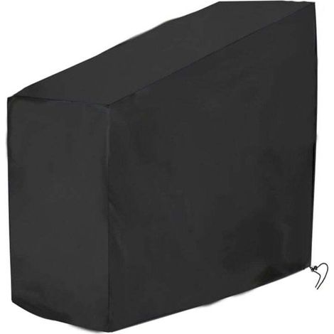 Housse de protection imperméable en tissu Oxford 210D pour vélo d'appartement, protection contre la poussière,123×58×113/142cm (1/4)