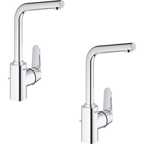 Juego de 2 mezcladores para lavabo GROHE Eurodisc Cosmopolitan L (1/2)