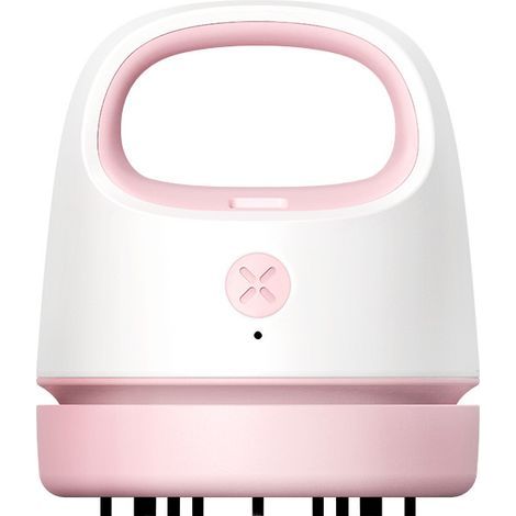 Mini-Tischstaubsauger in Rosa, USB-aufladbar, tragbar, kabellos, 360°-Drehung, Mini-Handstaubsauger, ideal für Schulen und Haushalte (1/5)