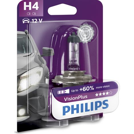 1 ampoule H4 Vision Plus 60 (1/2)