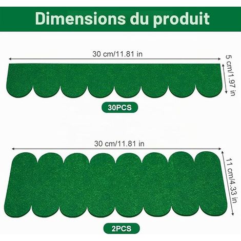 32pcs Bitumen Roof Shingles, Mini Self-Adhesive Roof Shingles (1/2)