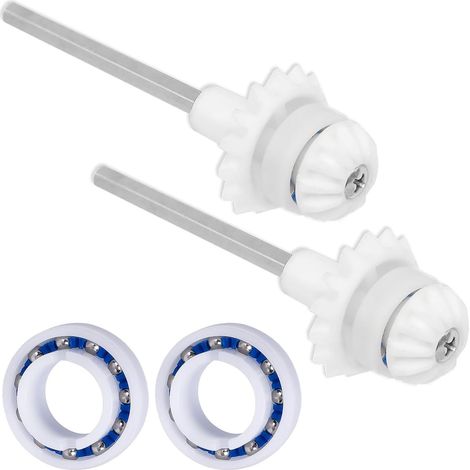 Juego de 2 piezas de motor y cojinete de rueda para limpiafondos - Pieza de repuesto - Zodiac MX6 MX8 MX6EL MX8EL Elite - Ajuste del eje de transmisión - 6 M - 2 piezas (1/4)