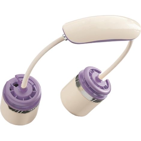 Ventilateur De Cou Portable Pliable Silencieux Double Tête (1/5)