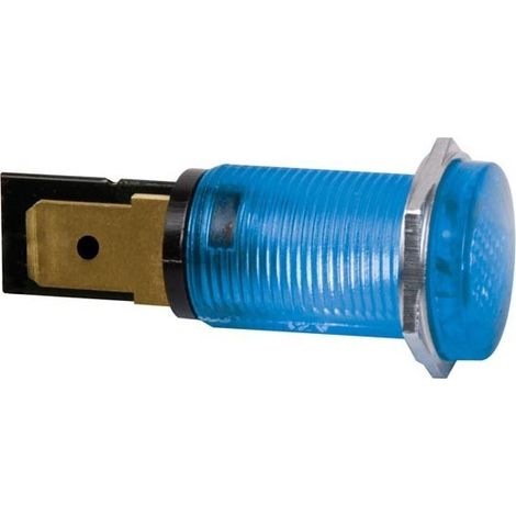 Voyant rond 14mm 220v bleu