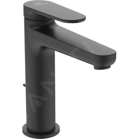 Ideal Standard Cerafine Nuovo - Mitigeur de lavabo avec bonde, BlueStart, noir soyeux BD771XG (1/5)