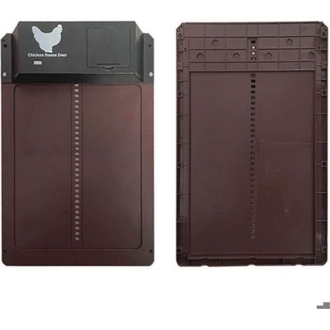 Porte Automatique Poulailler - Capteur De Lumière Intégré - Étanche - Fonctionnement Sur Piles - Pour Volières Extérieures - 1 Pièce (1/4)