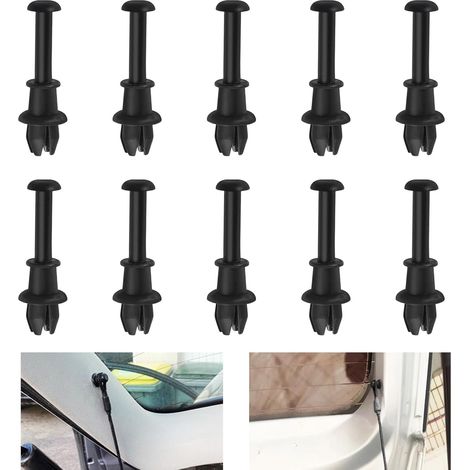 10 Pieces Clips pour Étagère de Coffre de Voiture, Clips de Fixation pour Étagère Arrière Universel 1M6867574A, Chevilles de Bandes de Maintien, Accessoires Auto, pour Audi VW Golf Polo