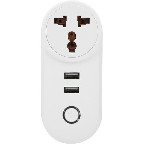 prise électrique WiFi GTSS129 USB sans fil commande à distance pour Inde Afrique du Sud AC100-240V (1/5)