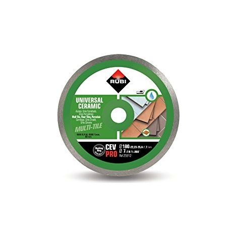 RUBI DISQUE DIAMANT GÉNÉRAL CONTINU POUR CÉRAMIQUE, 25912 (1/4)