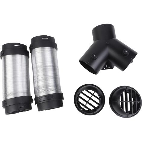 Kit de conduit d'air chaud voiture 75 mm, tuyau flexible en (1/4)