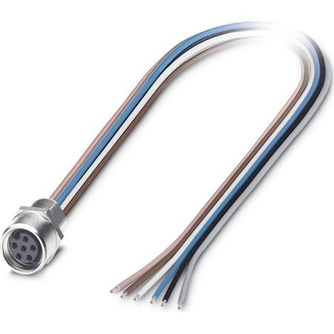 Phoenix Contact 1542677 Connettore da pannello per sensore o attuatore M8 Presa 0.50 m Numero di poli: 6 1 pz. (1/2)