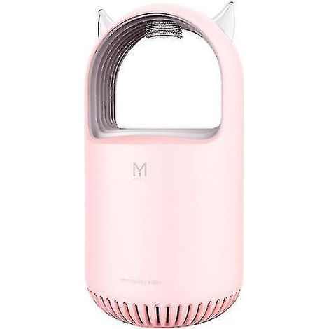 Lampe anti-moustiques d’intérieur USB à la maison, répulsif anti-moustique physique au toucher léger (rose),