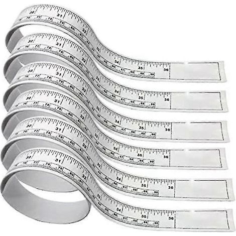 Lot de 6 mètres ruban auto-adhésifs de 90 cm pour mesurer une voiture, un bureau ou une table. (1/4)