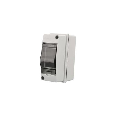 IP65 Wasserdichter Schaltkasten für den Außenbereich, 2 Module, ABS-Kunststoffoberfläche, elektrischer wasserdichter Schaltkasten für den Außenbereich, Schaltschrank, modulare Anschlussdose (2 Wege)