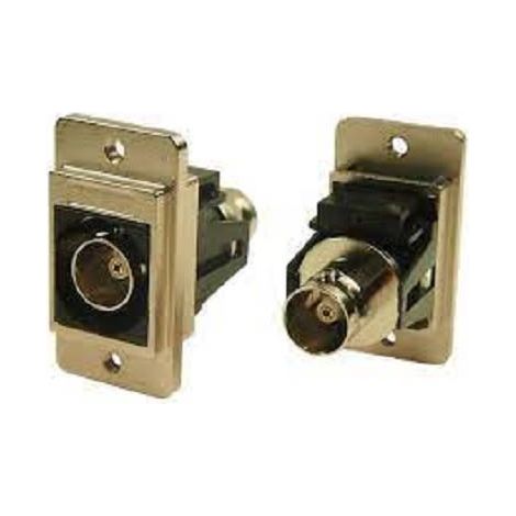 Connecteur coaxial RS PRO Femelle Droit, raccordement Câble 75O Montage panneau ( Prix pour 1 )