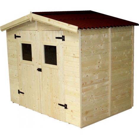 Casetta da Giardino Eden 2416 in Legno Massello non Trattato - cm 240x160cm - ITALFROM 420 (1/3)