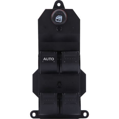 Jeffergarden Interrupteur de fenêtre électrique, interrupteur d'alimentation noir robuste et résistant à l'abrasion 35750-S5A-A02ZA pour le remplacement d'accessoires de voiture Civic CR-V