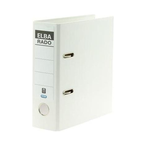 ELBA Ordner 100022642 rado plast A5 hoch 7,5cm PVC weiß (1/4)