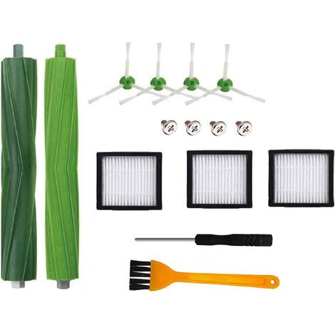 Kit d'accessoires compatibles iRobot Roomba i7, i7+, i3, pièces de rechange pour entretien et nettoyage (1/4)