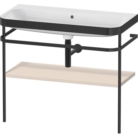 Duravit Happy D.2 Plus c-bonded Set avec console métallique,