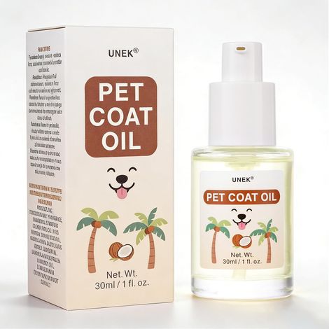 Huile démêlante Naturelle pour Chiens et Chats – Parfum Noix de Coco, Anti-nœuds, nourrissante (1/5)