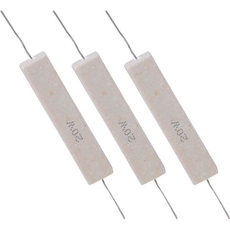 10 résistances cimentées de puissance ±5% haute précision pour circuits imprimés 20W (30Ω)