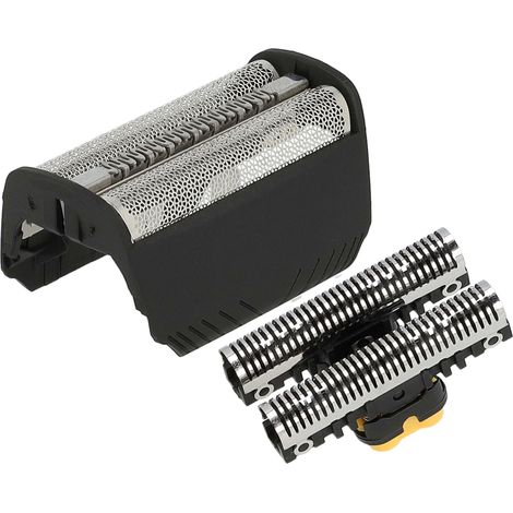 vhbw Combi-Pack Shaving Part compatible with Braun 5494, 5495, 5713, 5714, 5715, 5716, 5742 Electric Shaver, Foil + Blades, Black