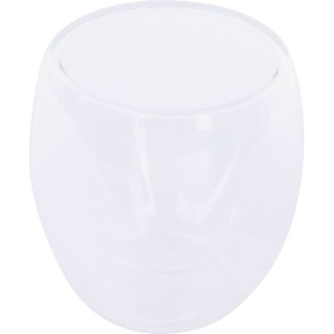 Verre à eau double paroi 80 ml résistant à la chaleur pour thé café (1/2)
