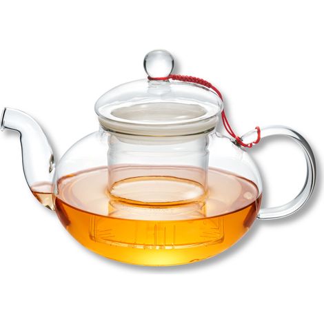 Teekanne aus Glas, 770 ml, Wilmax England (1/5)