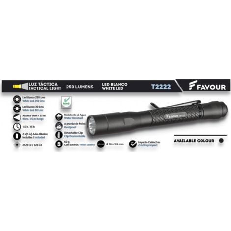 Taschenlampe Favour Licht. 250 Lm