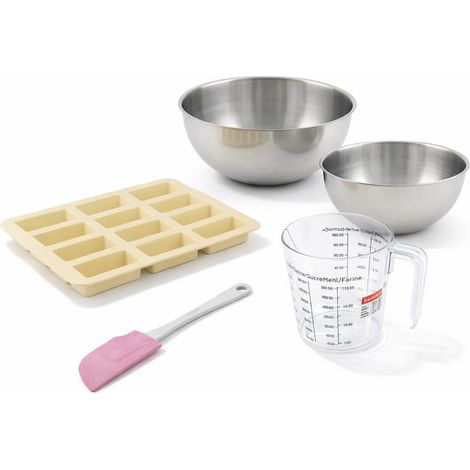 Set de 5 ustensiles de pâtisserie moule à gâteaux bol spatule et verre doseur Zenker Sweet Sensation (1/5)