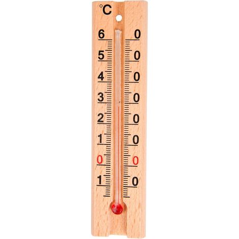 Termómetro de madera sin mercurio 13.5 cm
