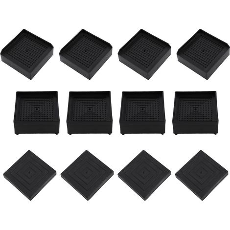 4 Sets rutschfester Möbelgleiter, Stützpads für Tischbeine, Bodenschoner für Bett, Sofa, Stuhl, 7,5 cm / 3 Zoll (1/5)
