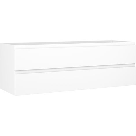 Mexen Orio gabinete de ba帽o bajo lavabo 140 cm, 2 cajones, blanco mate - 91A10-14047-2-BFF01 (1/5)