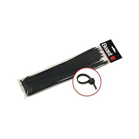 Fascette stringicavo in nylon di varie misure colore e quantità Beast-500 x 4,7 mm / Bianco / 30