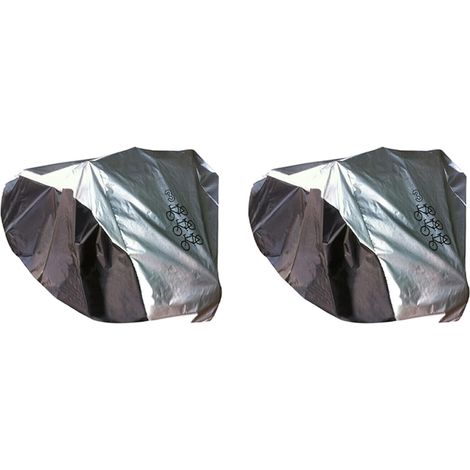 2X Housse de Pluie en Nylon Imperméable à la Poussière de Scooter de Cycle de Vélo de Triple 3 Vélos (1/4)