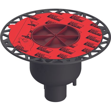 Sumidero TECEdrainpoint S, vertical, con brida universal Seal