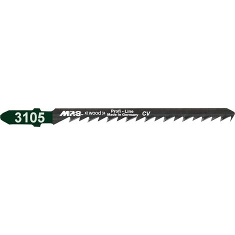 CV-Stichsägeblatt kreuzgeschliffen und geschränkt, GL 100/VL 75 mm, ZT 4,0 mm/6TPI, 5er Pack