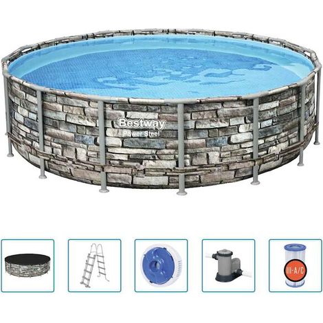 Ensemble de piscine Bestway Power Steel 488x122 cm (1/5)