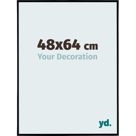yd. - Cadre photo 48x64 - Noir Mat - Plastique - Evry