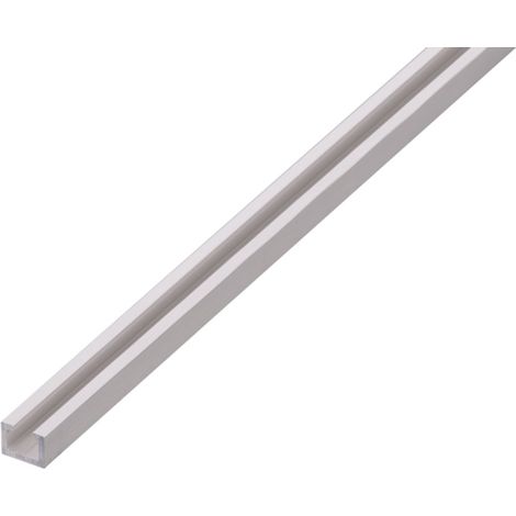 ALBERTS Nutprofil, Alu silber elox., M6, LxBxHxS 1000 x 14 x 10 x 2 mm (1/3)