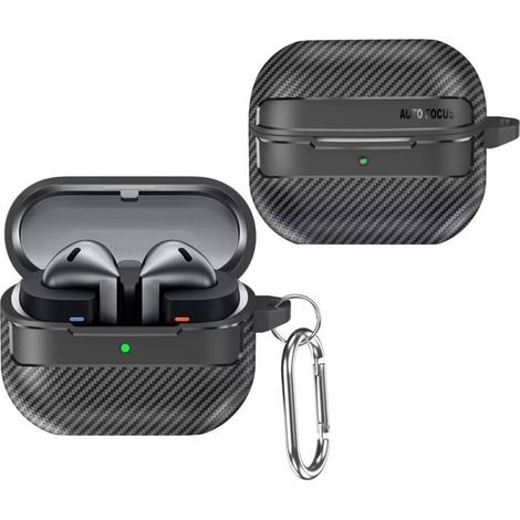Ecouteurs Bluetooth Étui Compatible avec Samsung Galaxy Buds 3/Buds 3 Pro, TPU Souple, Protection Intégrale à 360° Housse (Noir) (1/5)