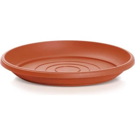 Bol - Plastique - 33 cm - Terre Cuite - Rond - 1 Pièce (1/2)
