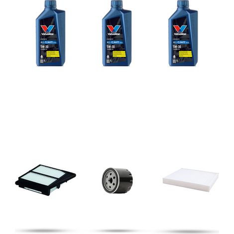 Kit tagliando 3 FILTRI e 3L OLIO compatibile con Suzuki Swift V 1.0 82kw dal 2017 (1/5)